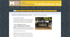 Desktop Screenshot of mordecaicac.org